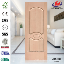 JHK 007 Heave Apartamento Escritório Projeto Meia Rodada Natural Beech Veneer MDF Door Skin Fabricação